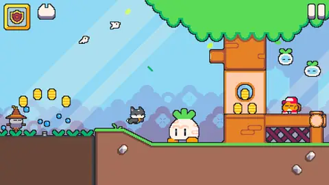 Villaggio di Neko Land in Super Cat Tales 2